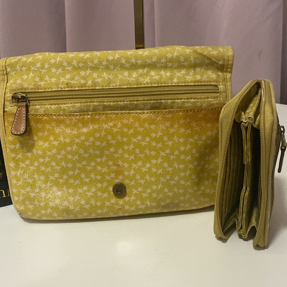 Fossil Tree Bird Crossbody Bag and Wallet - Picture 3 of 3